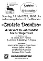 Cantate Domino - Musik vom 16. Jahrhundert bis heute