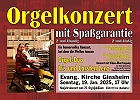 Orgelkonzert mit Spaßgarantie - Neujahrskonzert zum 25. Orgeljubiläum