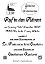 Ruf in den Advent